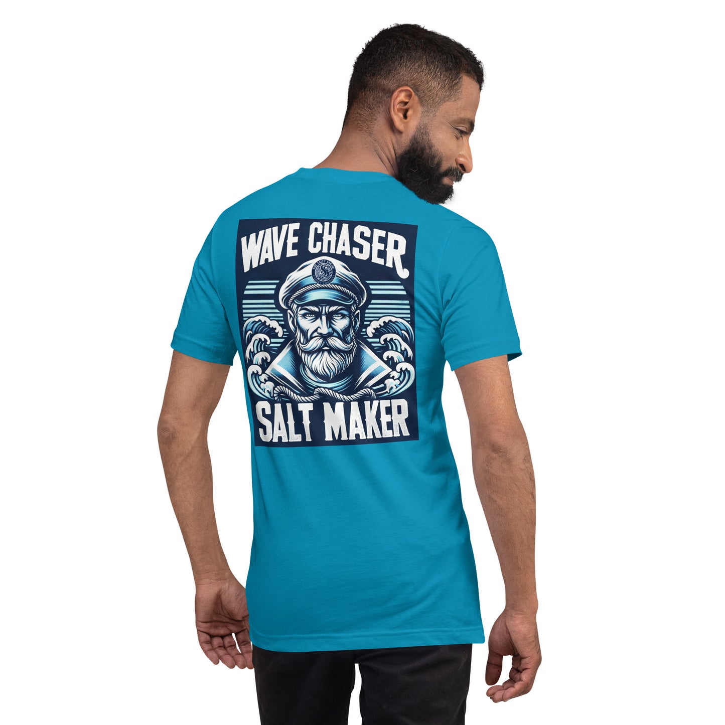 Wave Chaser Salt Maker The Salty Sailor T-Shirt Company Nautical Style Tee