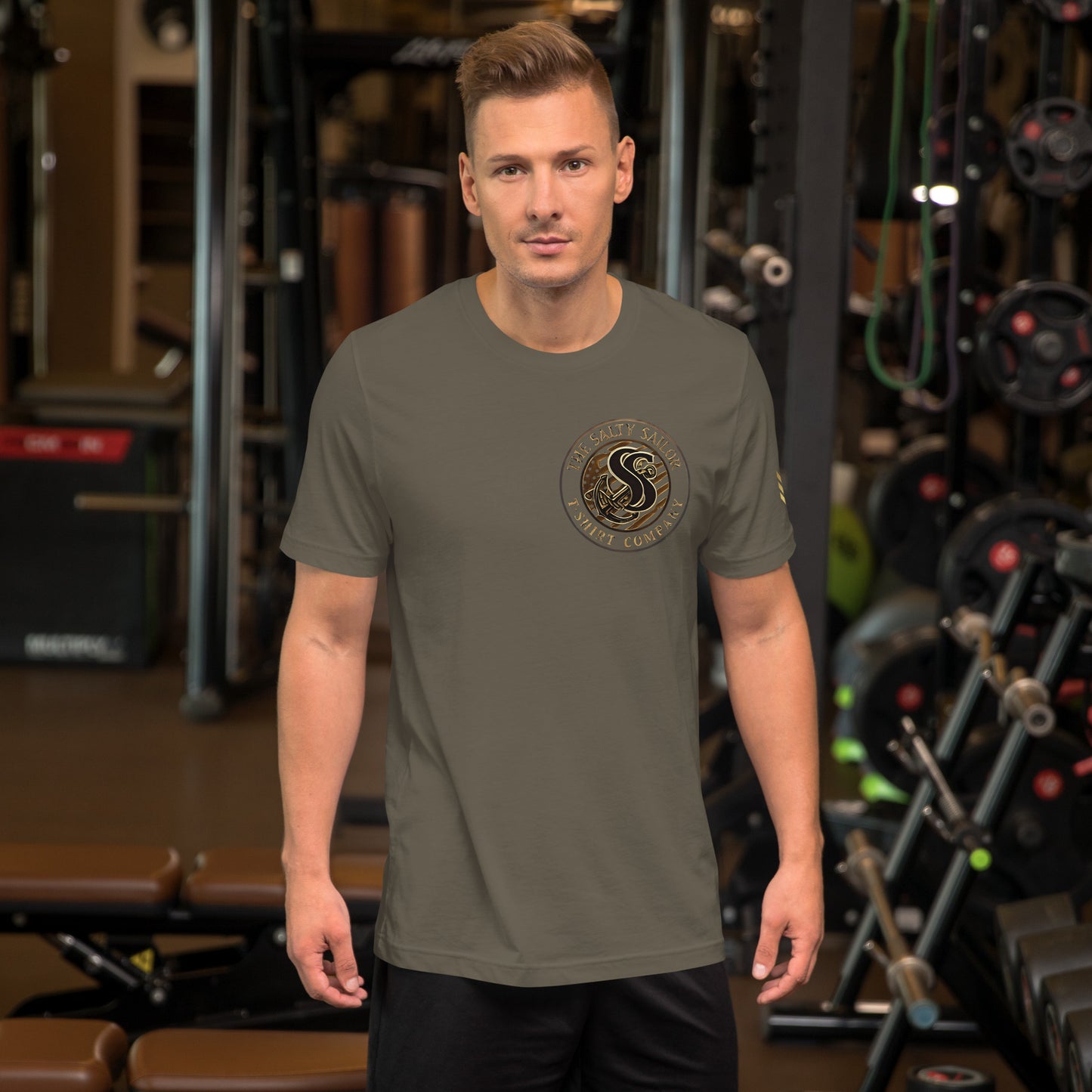 US Navy Petty Officer 1st Class with Gold Chevrons Tribute Tee