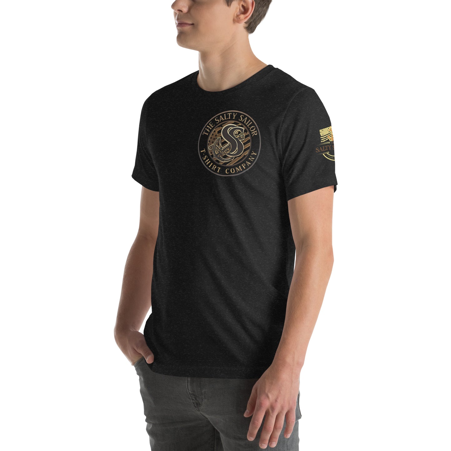 Rub Some Salt In It T-Shirt | Salty Sailor Nautical Tee | Navy Veteran Shirt | Anchor Tattoo Graphic Tee | Beachwear for Sailors