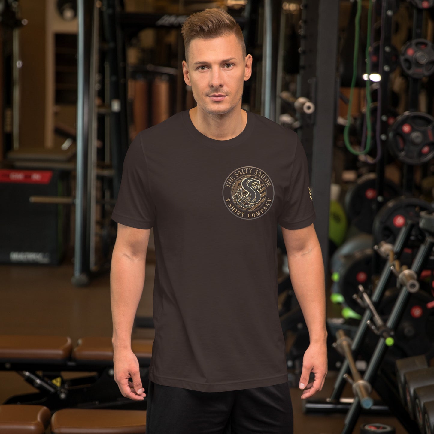 US Navy Petty Officer 1st Class with Gold Chevrons Tribute Tee