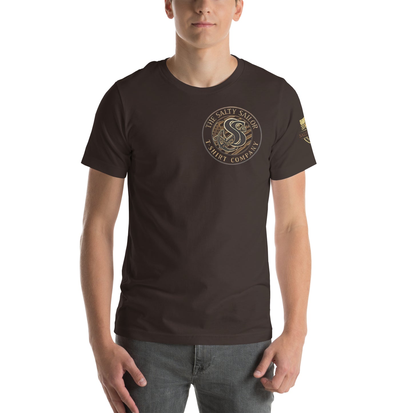 Rub Some Salt In It T-Shirt | Salty Sailor Nautical Tee | Navy Veteran Shirt | Anchor Tattoo Graphic Tee | Beachwear for Sailors