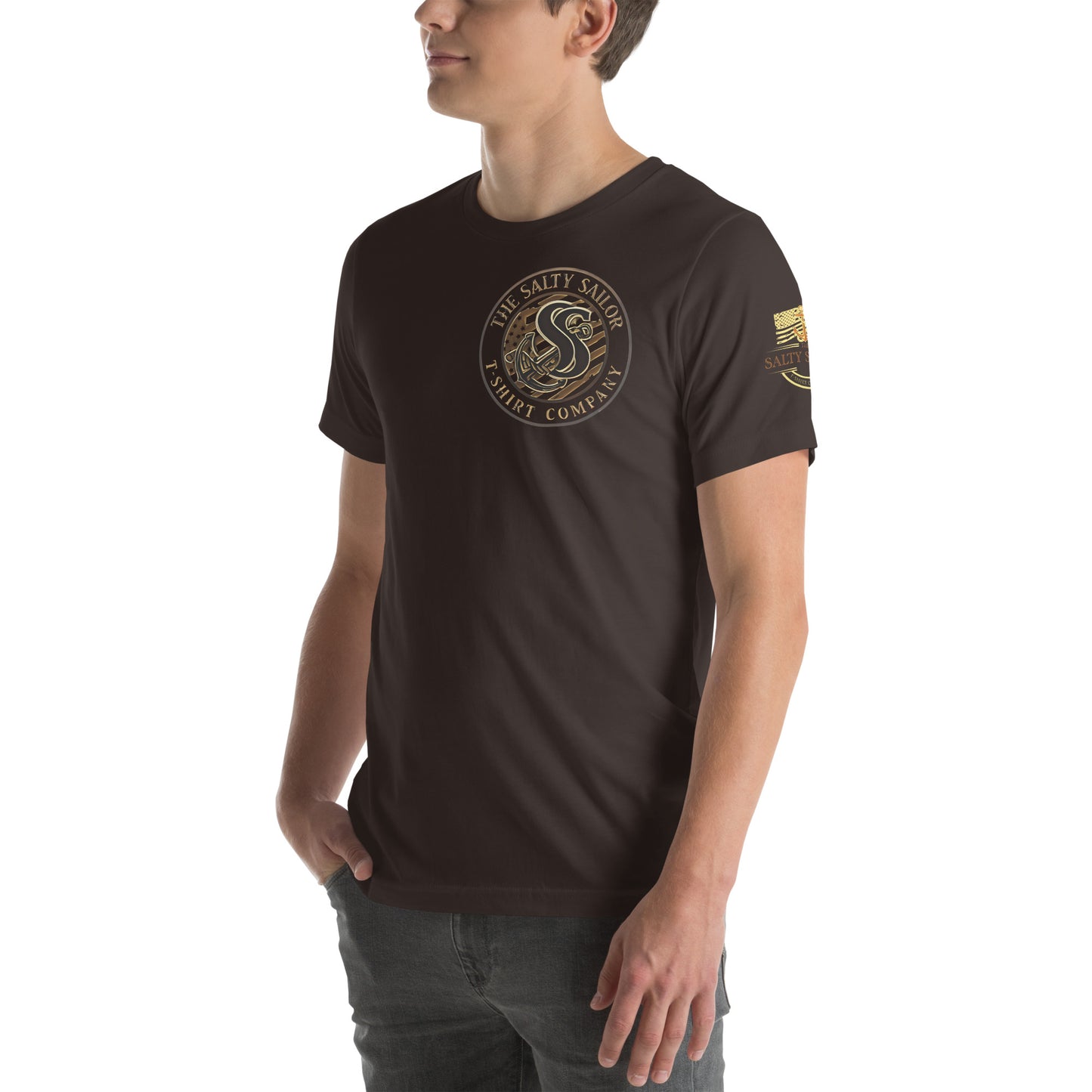 Rub Some Salt In It T-Shirt | Salty Sailor Nautical Tee | Navy Veteran Shirt | Anchor Tattoo Graphic Tee | Beachwear for Sailors