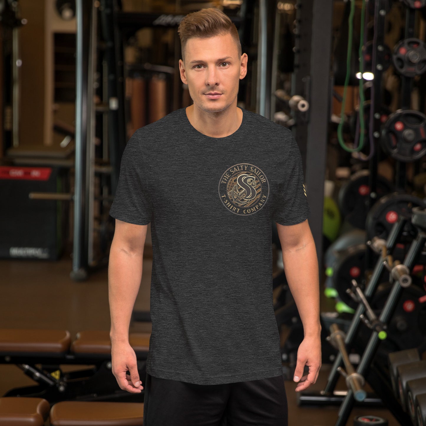 US Navy Petty Officer 1st Class with Gold Chevrons Tribute Tee