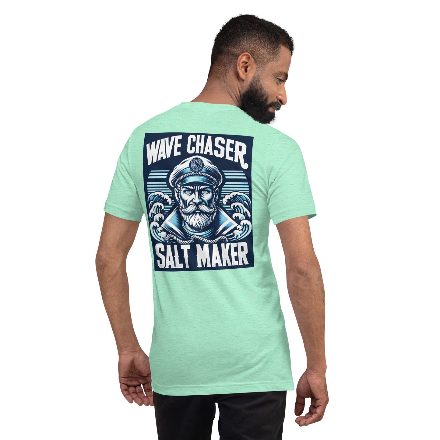 Wave Chaser Salt Maker The Salty Sailor T-Shirt Company Nautical Style Tee
