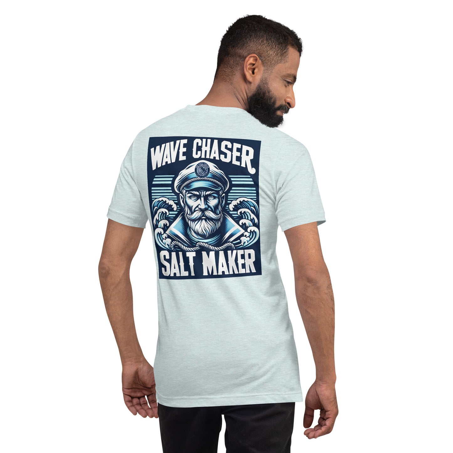 Wave Chaser Salt Maker The Salty Sailor T-Shirt Company Nautical Style Tee