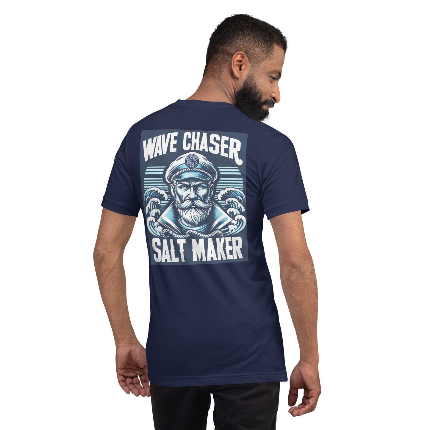 Wave Chaser Salt Maker The Salty Sailor T-Shirt Company Nautical Style Tee