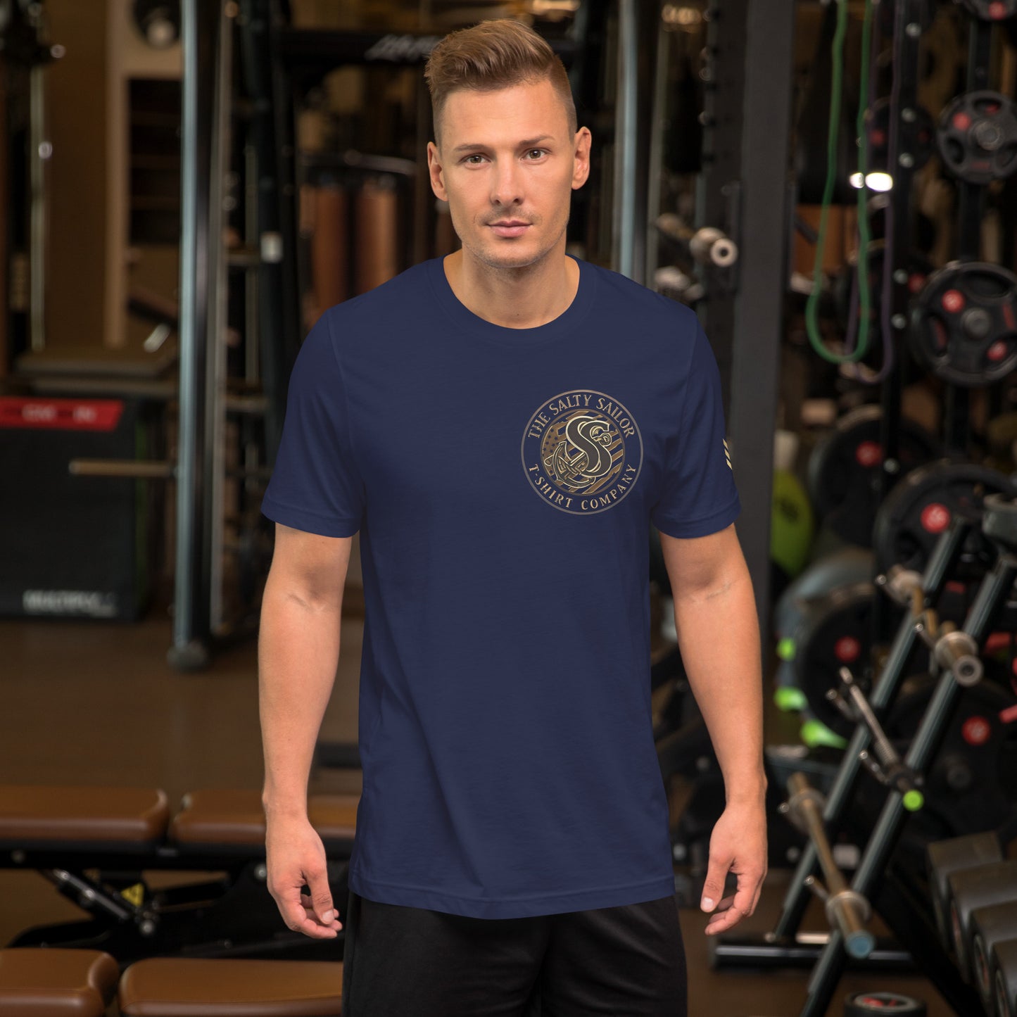 US Navy Petty Officer 1st Class with Gold Chevrons Tribute Tee