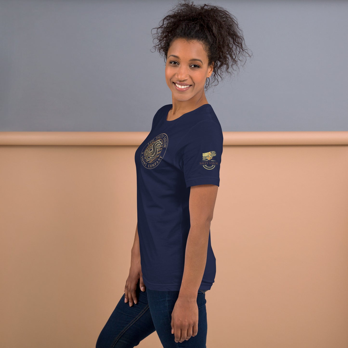 Rub Some Salt In It T-Shirt | Salty Sailor Nautical Tee | Navy Veteran Shirt | Anchor Tattoo Graphic Tee | Beachwear for Sailors