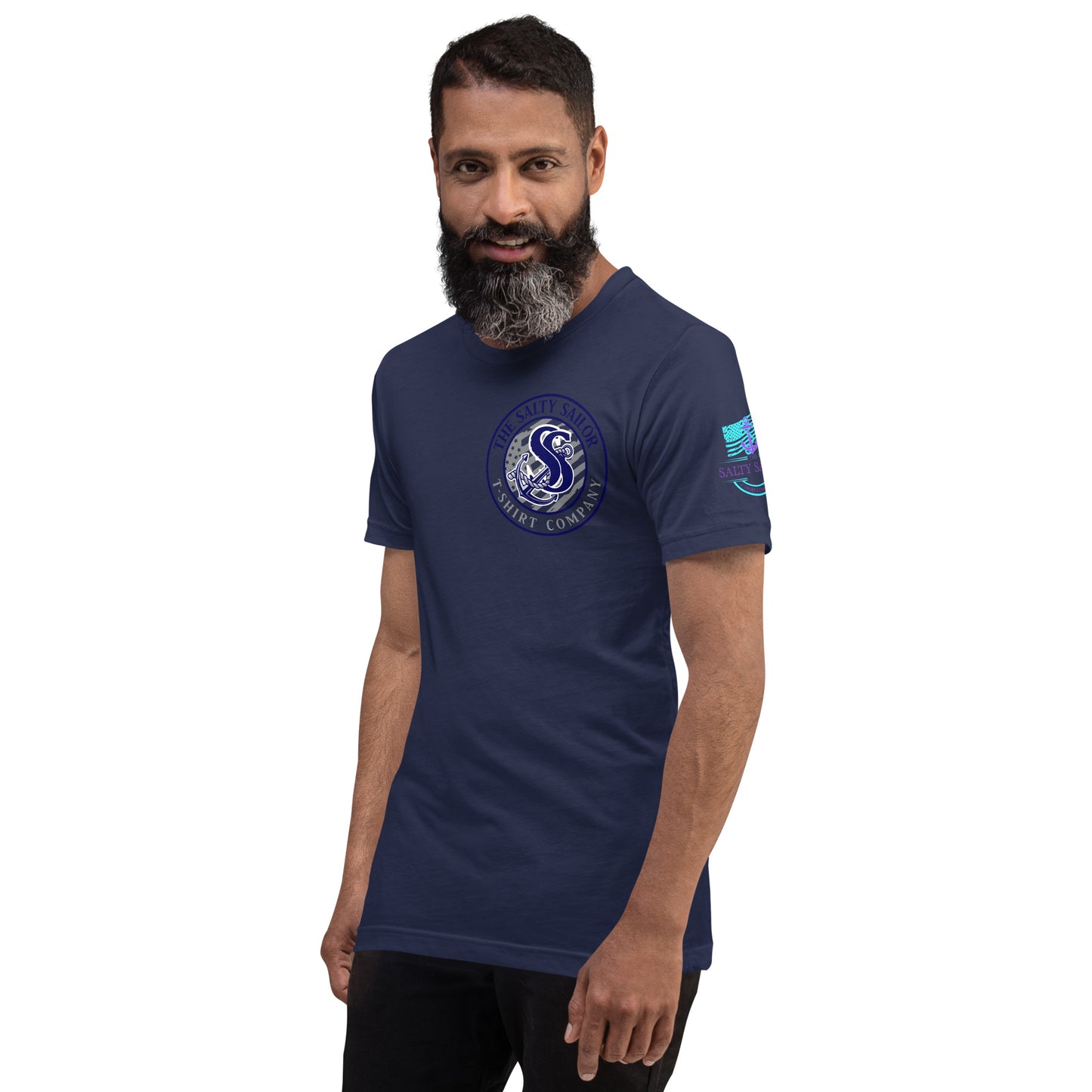 Wave Chaser Salt Maker The Salty Sailor T-Shirt Company Nautical Style Tee