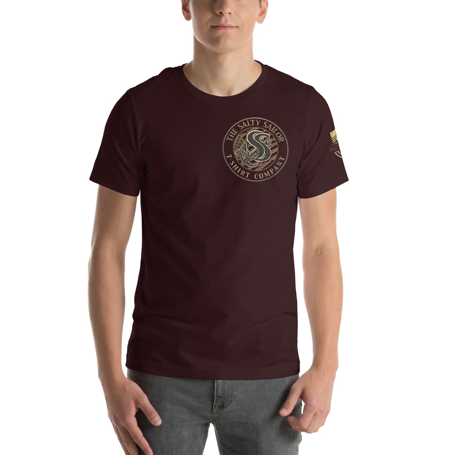 Rub Some Salt In It T-Shirt | Salty Sailor Nautical Tee | Navy Veteran Shirt | Anchor Tattoo Graphic Tee | Beachwear for Sailors