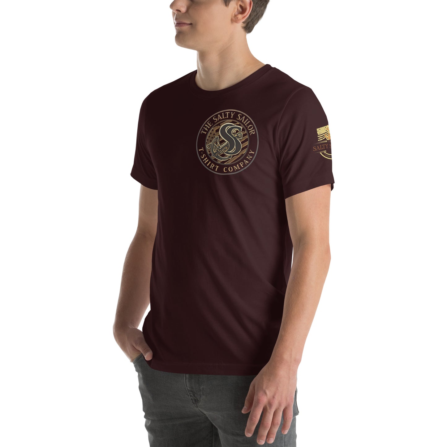 Rub Some Salt In It T-Shirt | Salty Sailor Nautical Tee | Navy Veteran Shirt | Anchor Tattoo Graphic Tee | Beachwear for Sailors