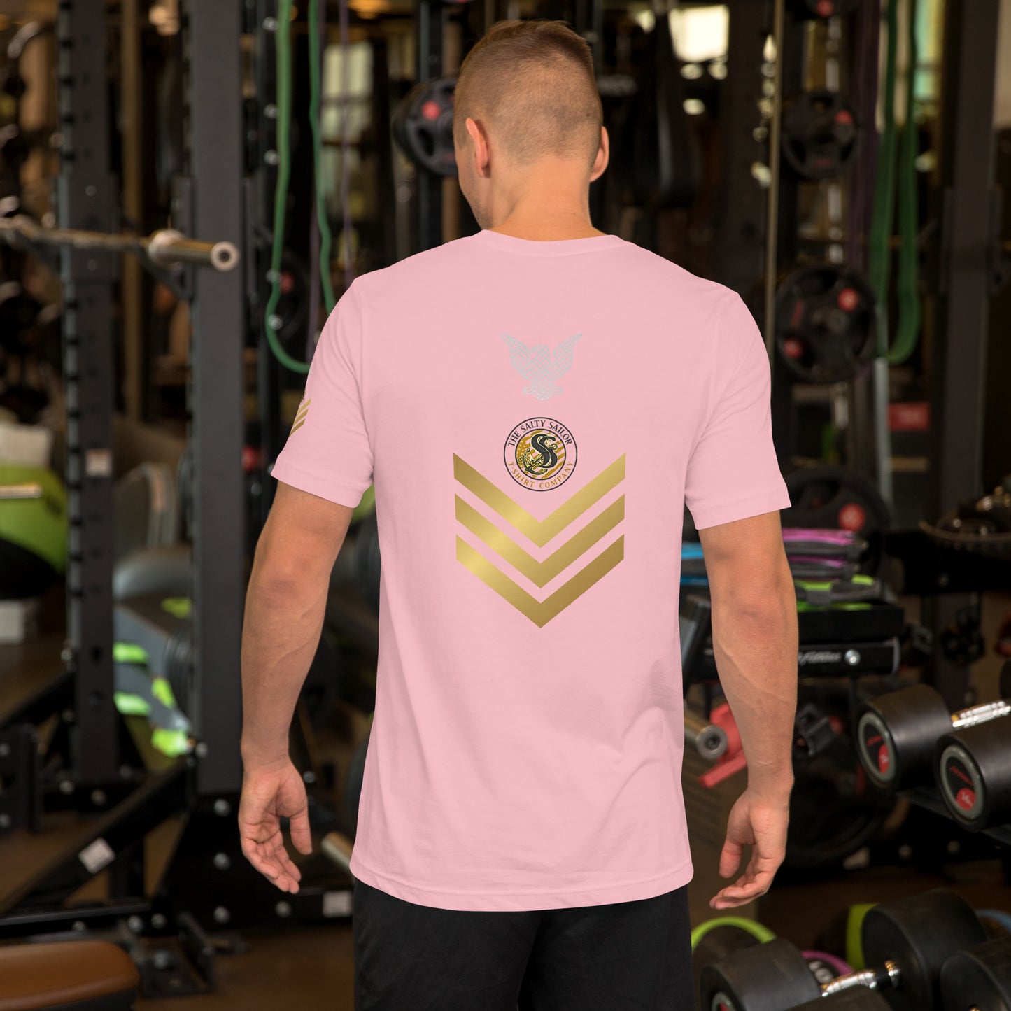 US Navy Petty Officer 1st Class with Gold Chevrons Tribute Tee