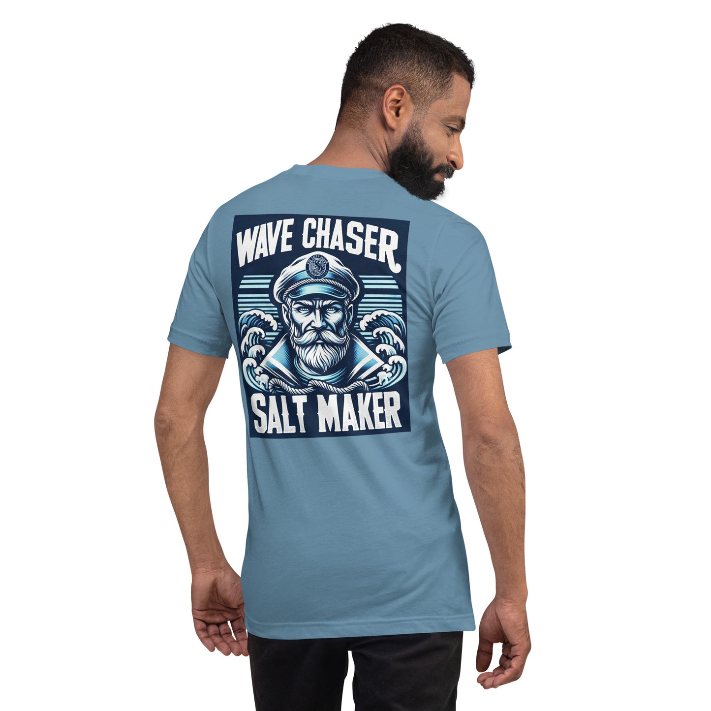 Wave Chaser Salt Maker The Salty Sailor T-Shirt Company Nautical Style Tee