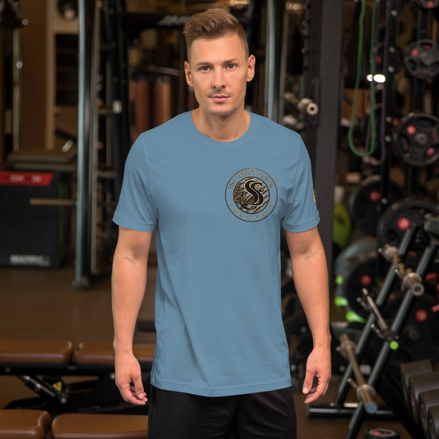 US Navy Petty Officer 1st Class with Gold Chevrons Tribute Tee