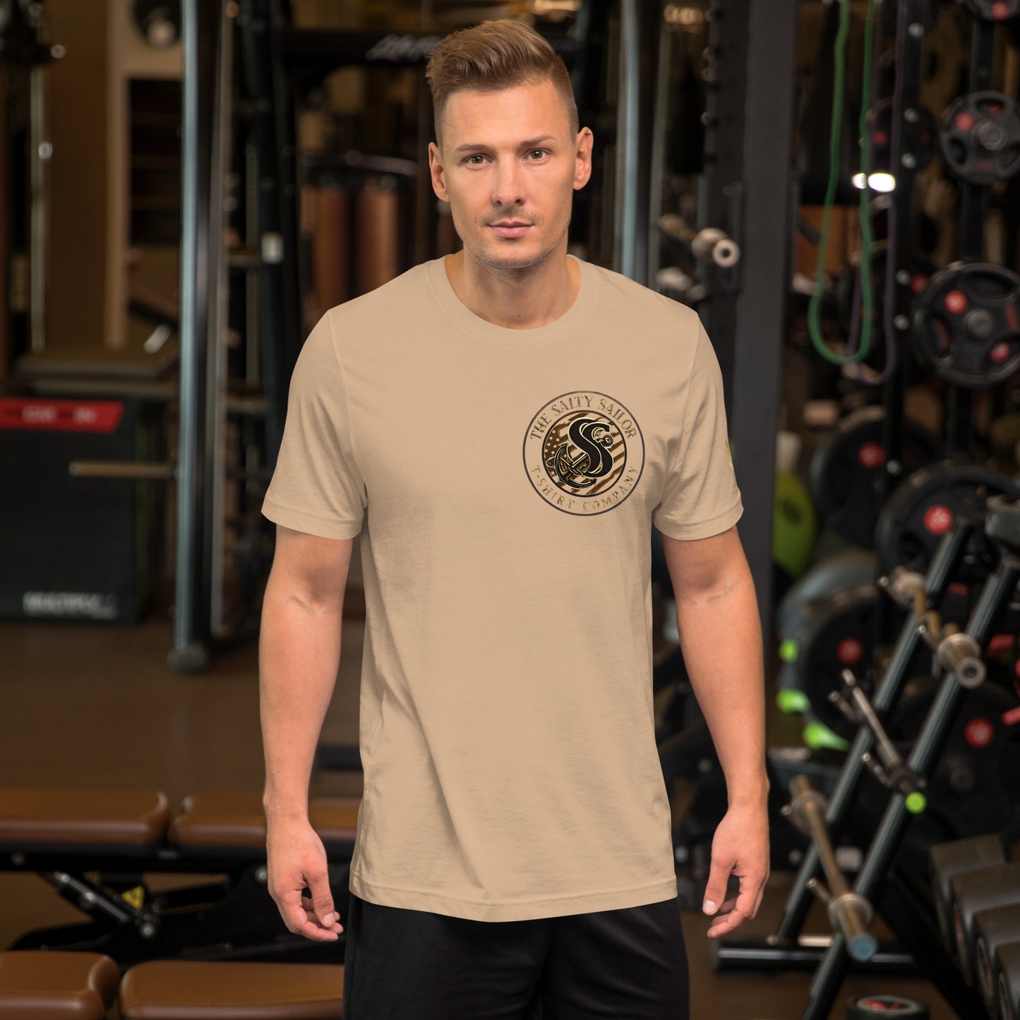 US Navy Petty Officer 1st Class with Gold Chevrons Tribute Tee
