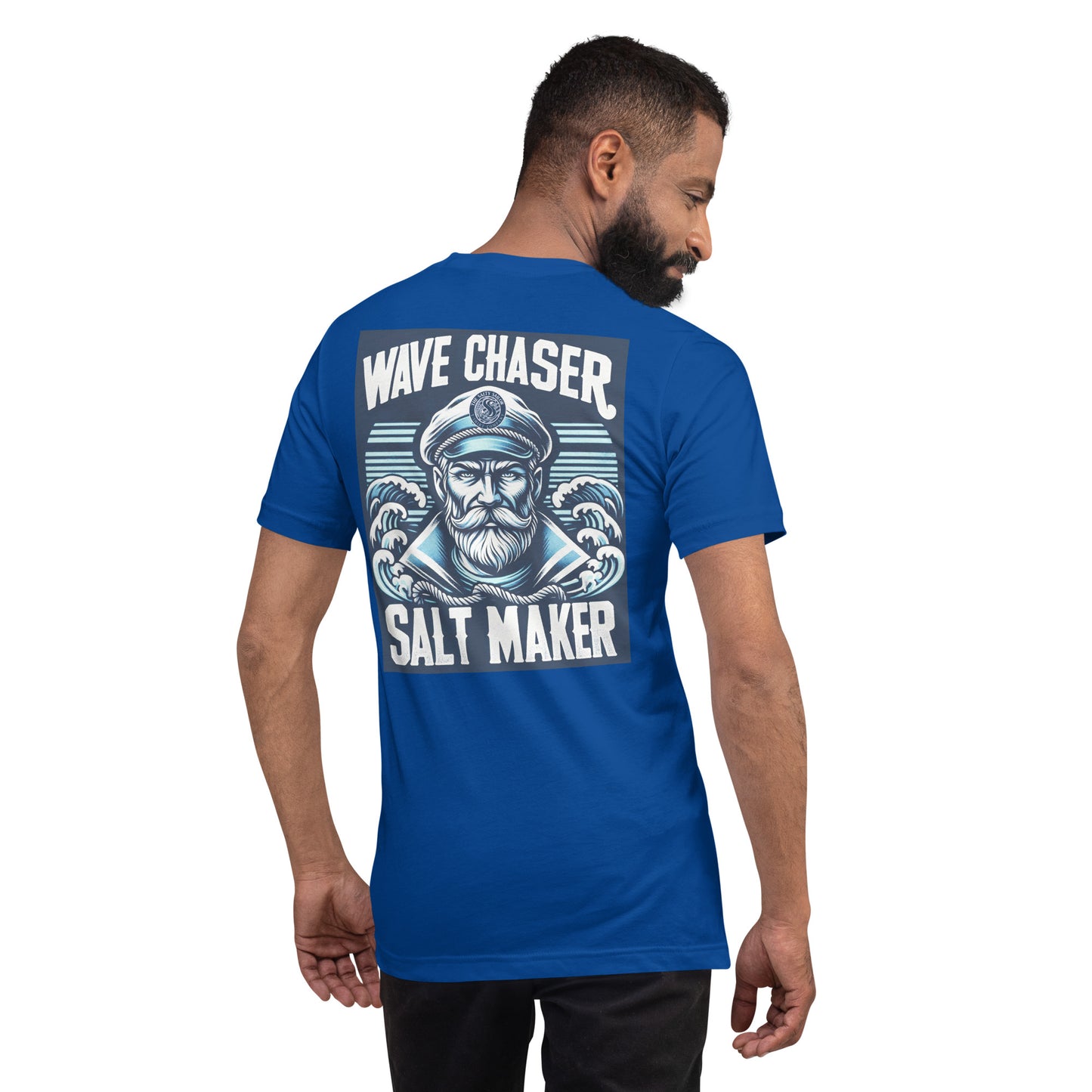Wave Chaser Salt Maker The Salty Sailor T-Shirt Company Nautical Style Tee