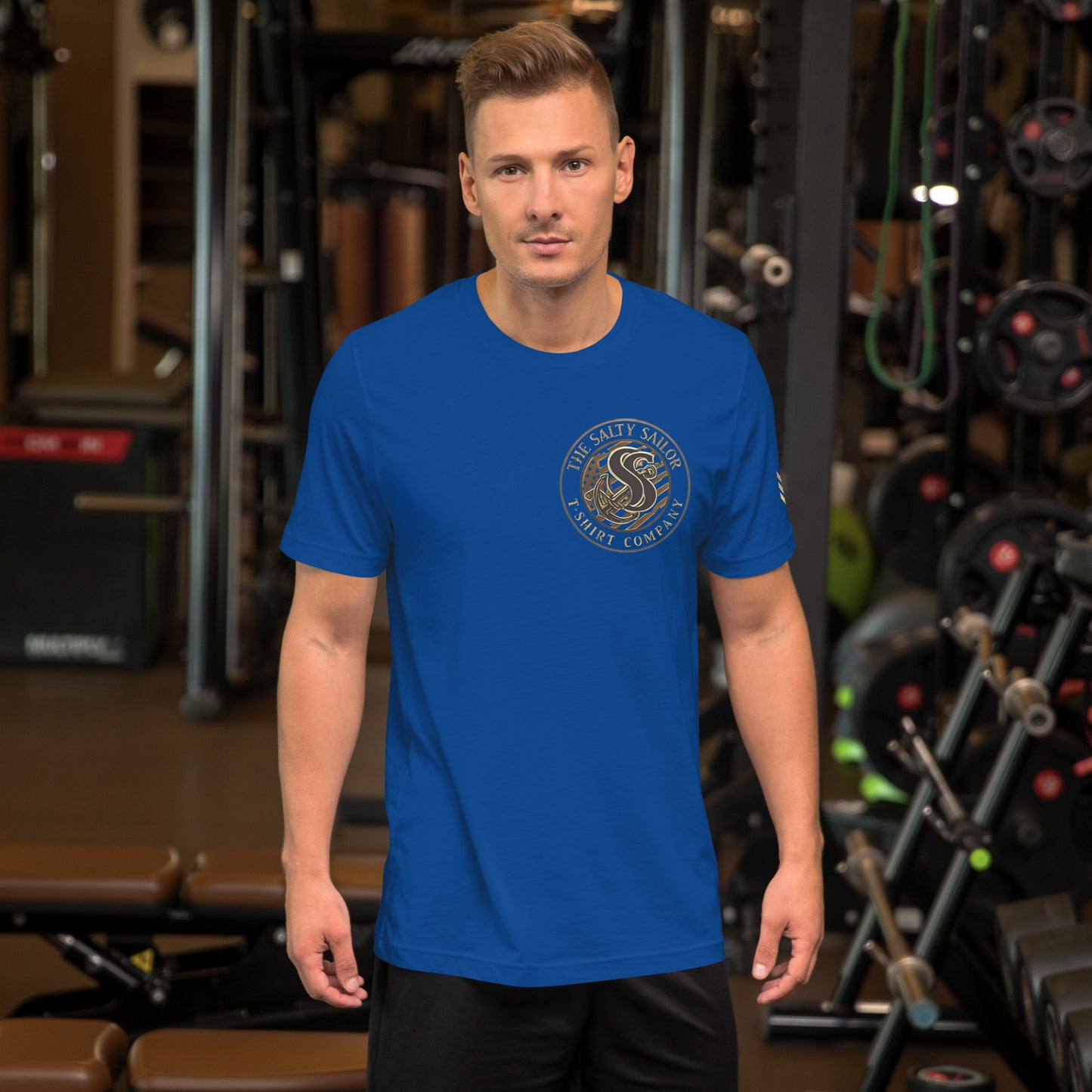 US Navy Petty Officer 1st Class with Gold Chevrons Tribute Tee