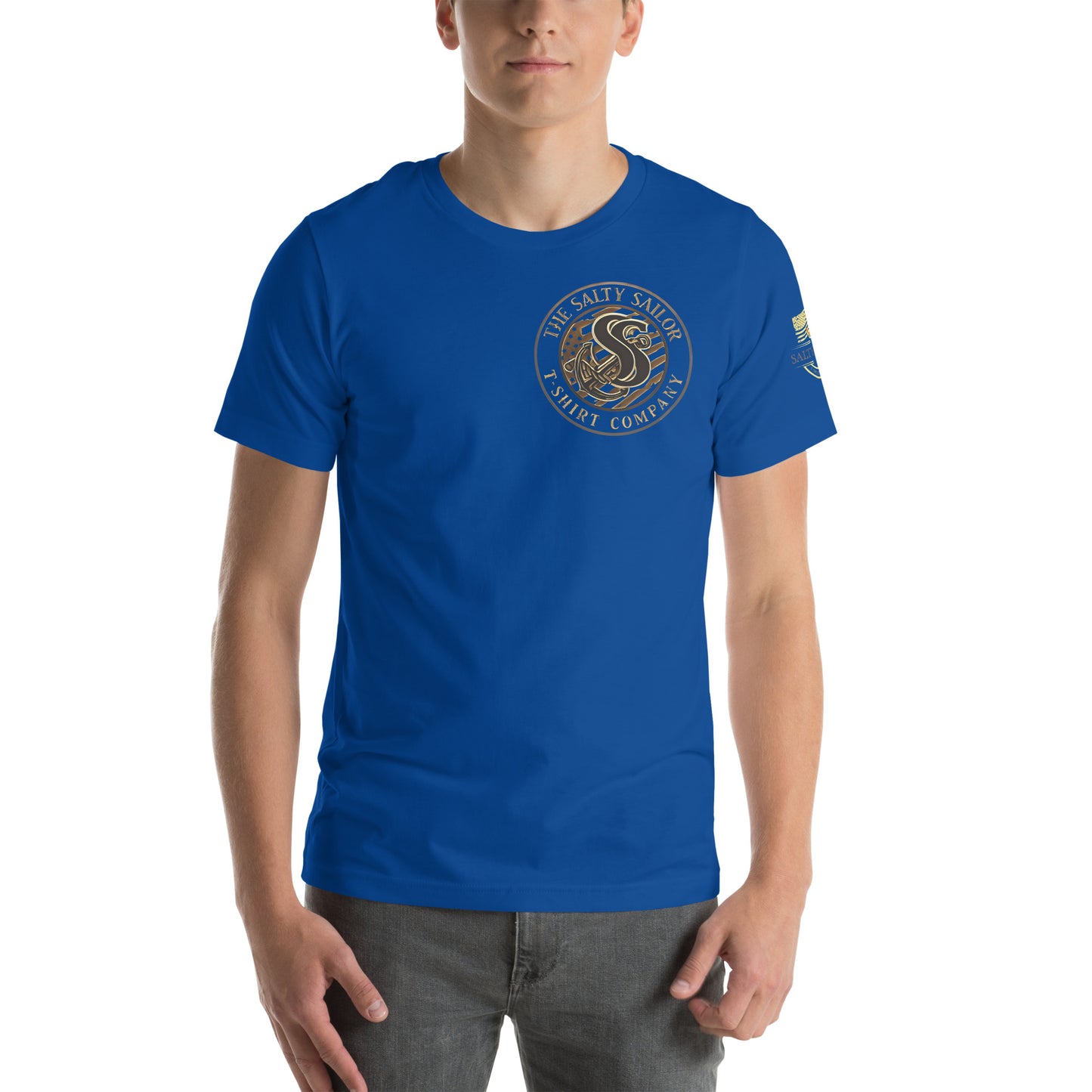 Rub Some Salt In It T-Shirt | Salty Sailor Nautical Tee | Navy Veteran Shirt | Anchor Tattoo Graphic Tee | Beachwear for Sailors