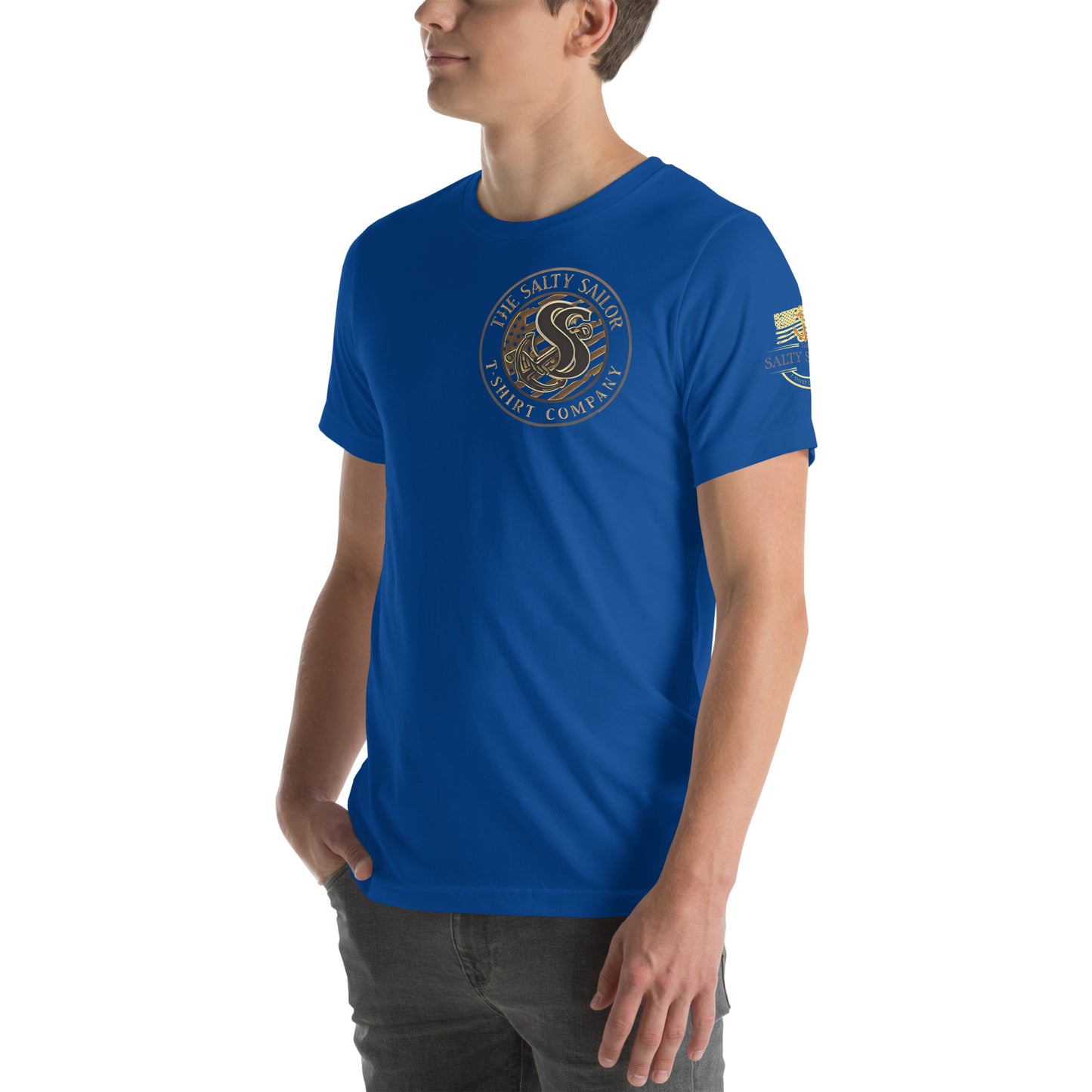 Rub Some Salt In It T-Shirt | Salty Sailor Nautical Tee | Navy Veteran Shirt | Anchor Tattoo Graphic Tee | Beachwear for Sailors