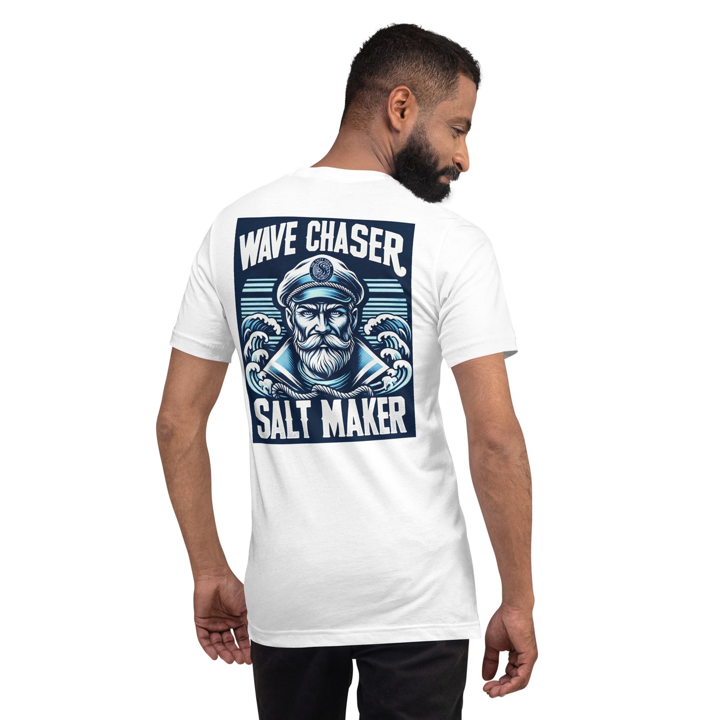 Wave Chaser Salt Maker The Salty Sailor T-Shirt Company Nautical Style Tee