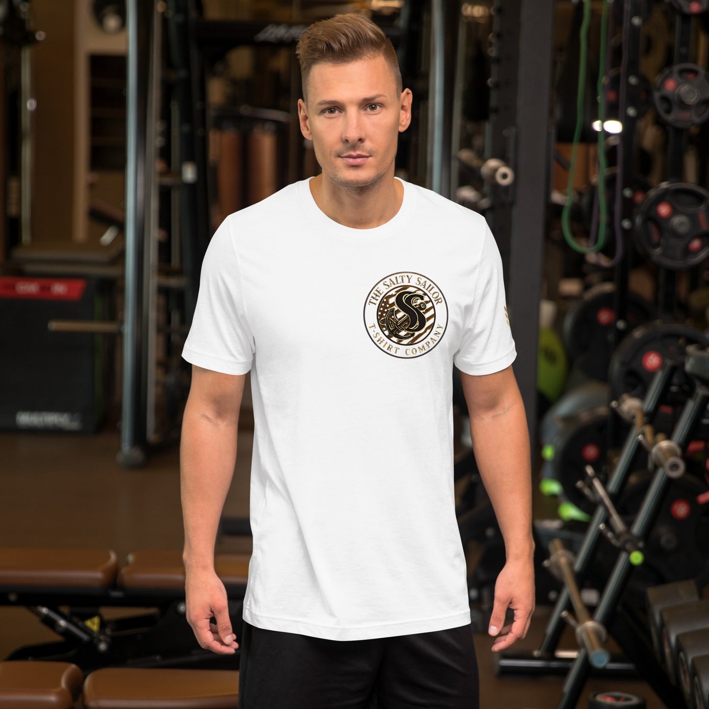 US Navy Petty Officer 1st Class with Gold Chevrons Tribute Tee