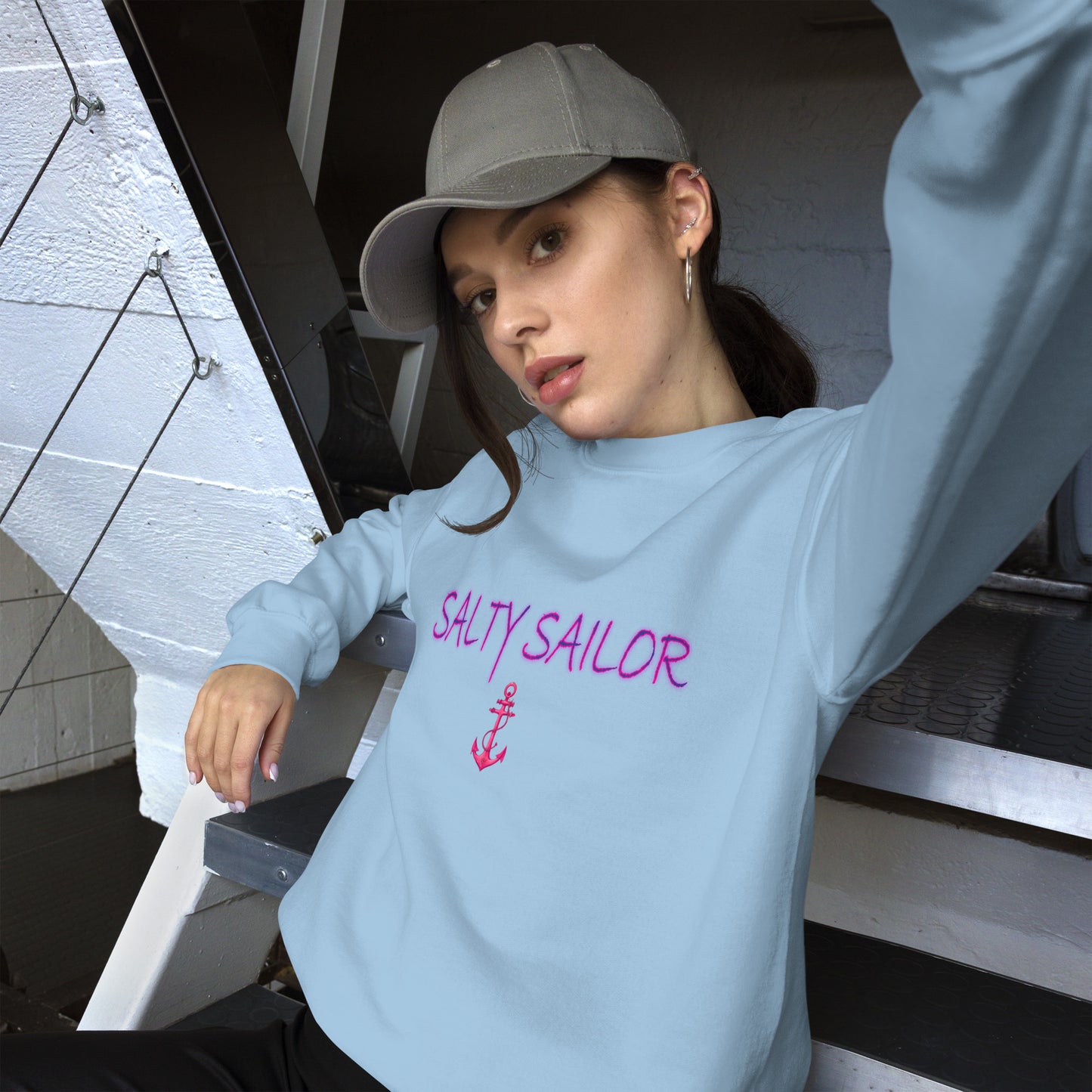 Salty Sailor Anchored Sweatshirt