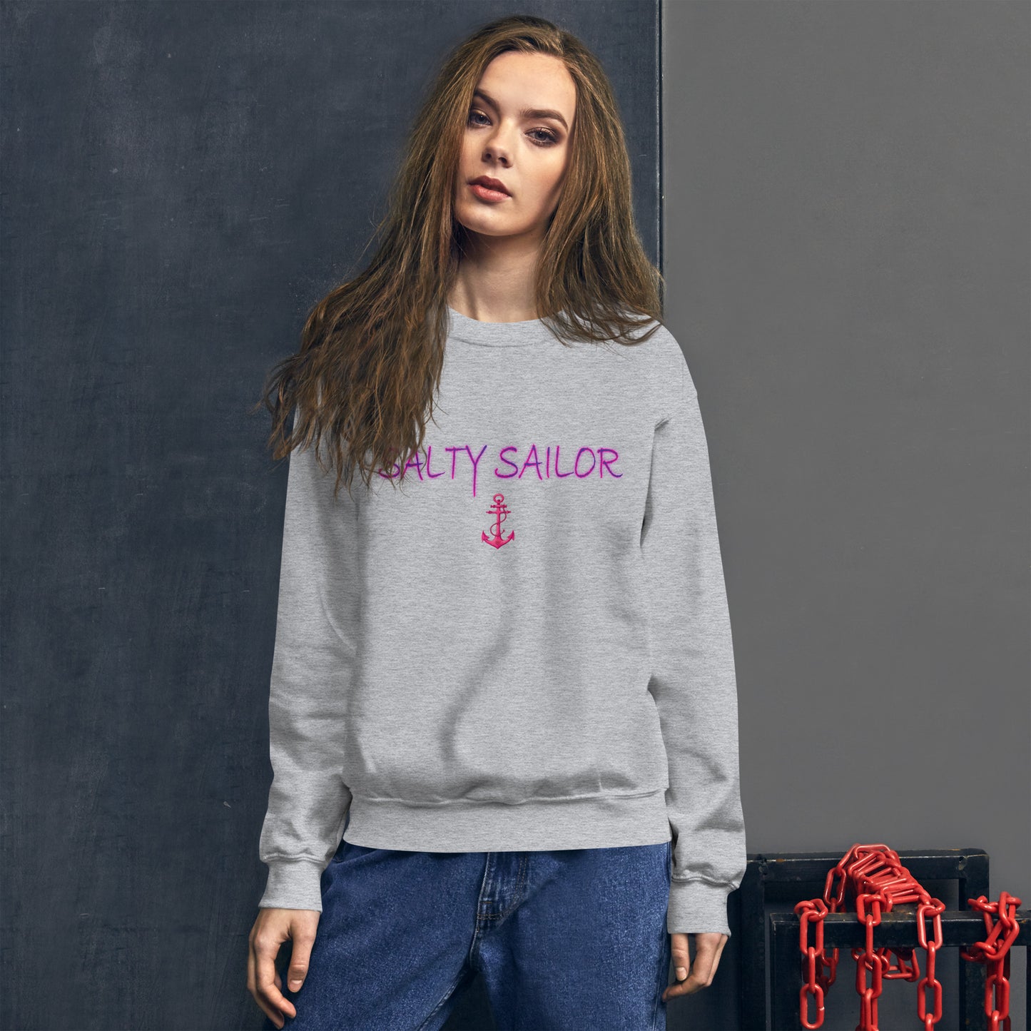 Salty Sailor Anchored Sweatshirt